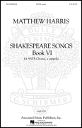Shakespeare Songs No. 6 SSAATTBB Choral Score cover